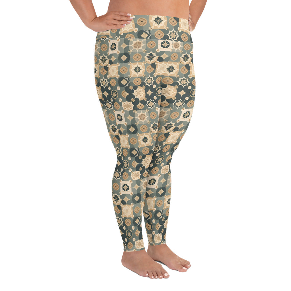 All-Over Print Plus Size Leggings