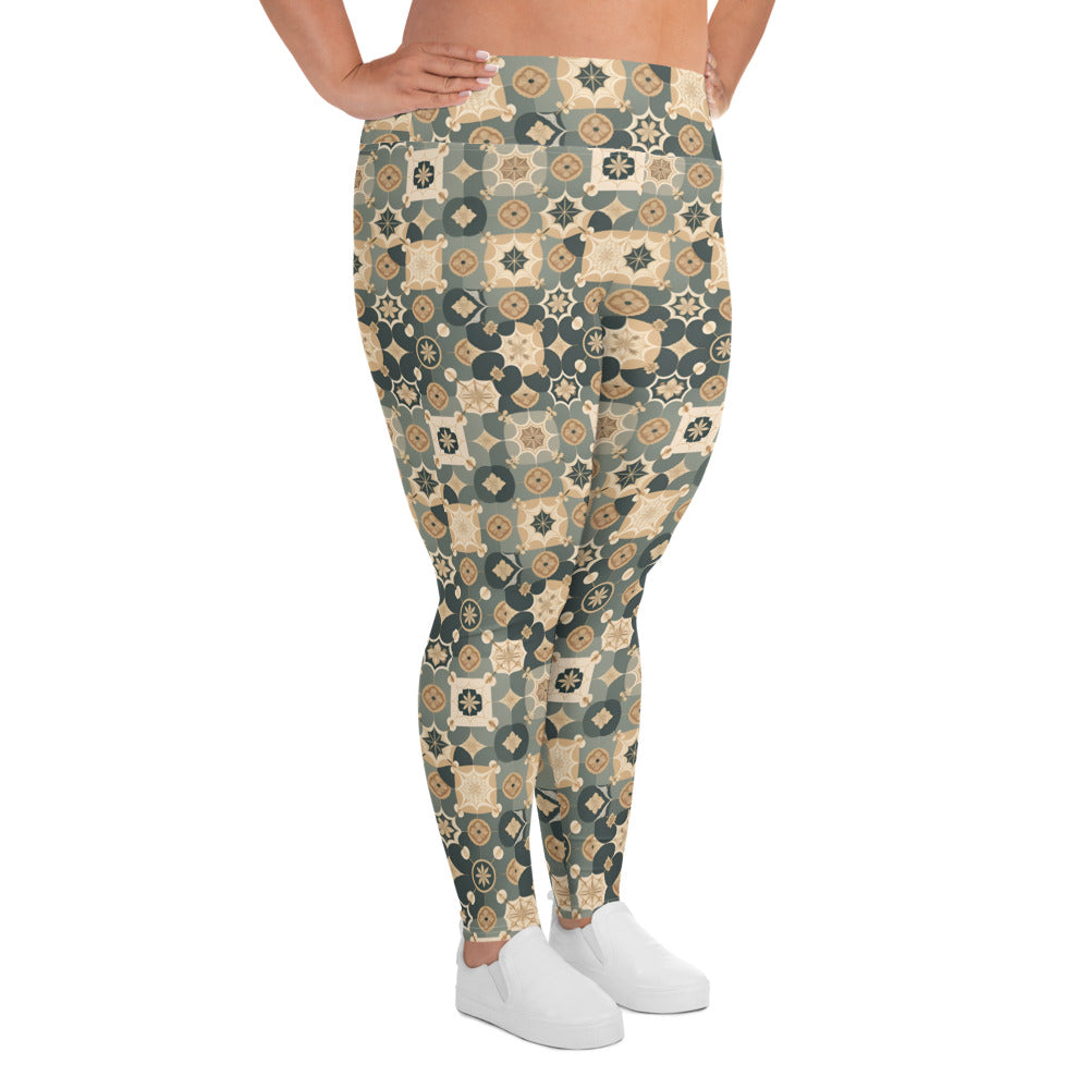 All-Over Print Plus Size Leggings