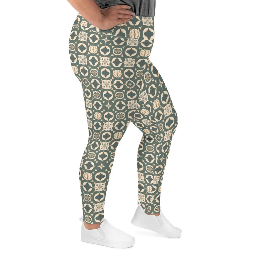 All-Over Print Plus Size Leggings