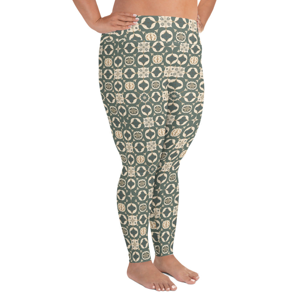 All-Over Print Plus Size Leggings