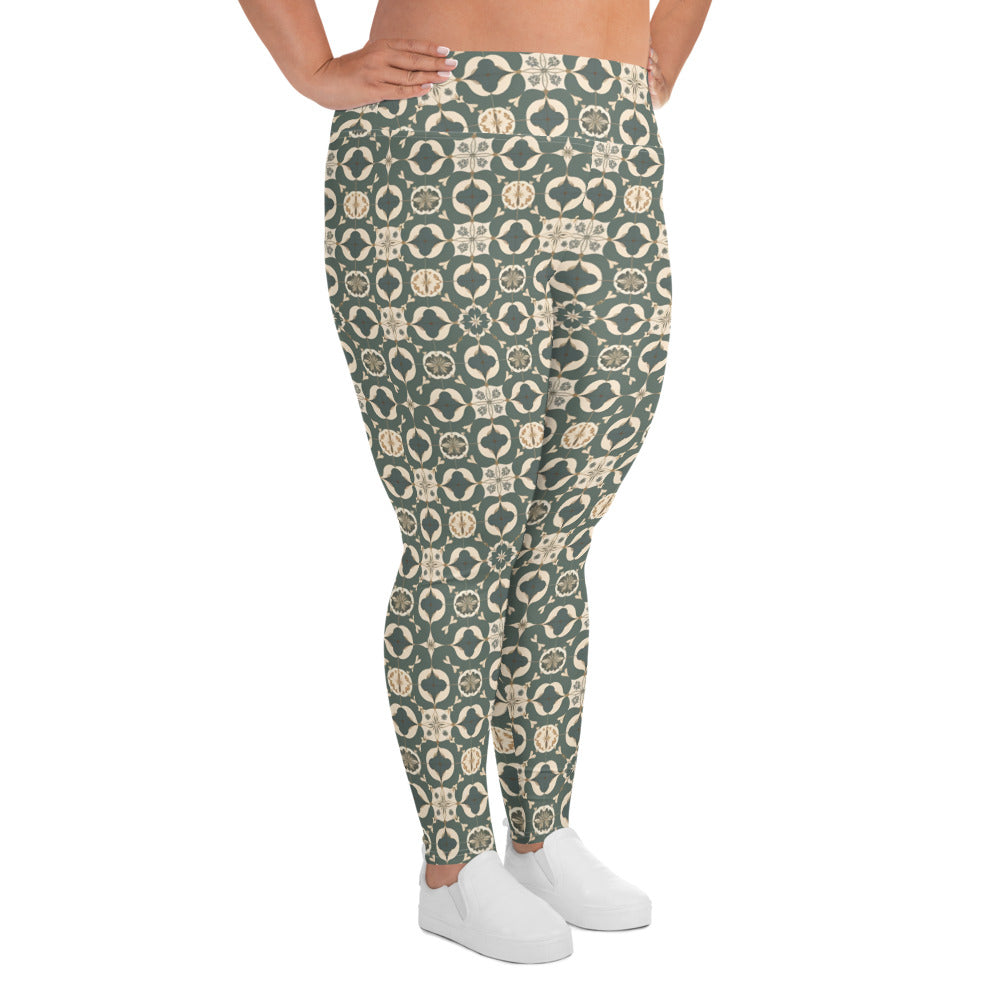 All-Over Print Plus Size Leggings