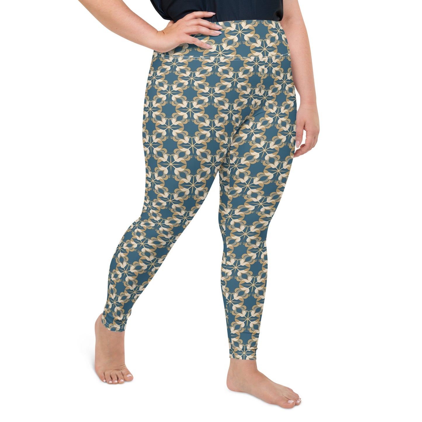 All-Over Print Plus Size Leggings