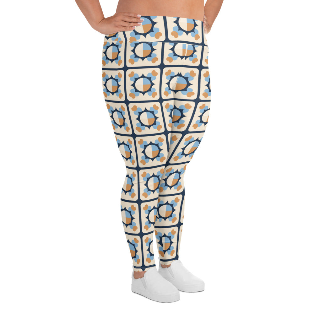 All-Over Print Plus Size Leggings