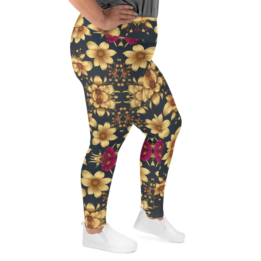 All-Over Print Plus Size Leggings