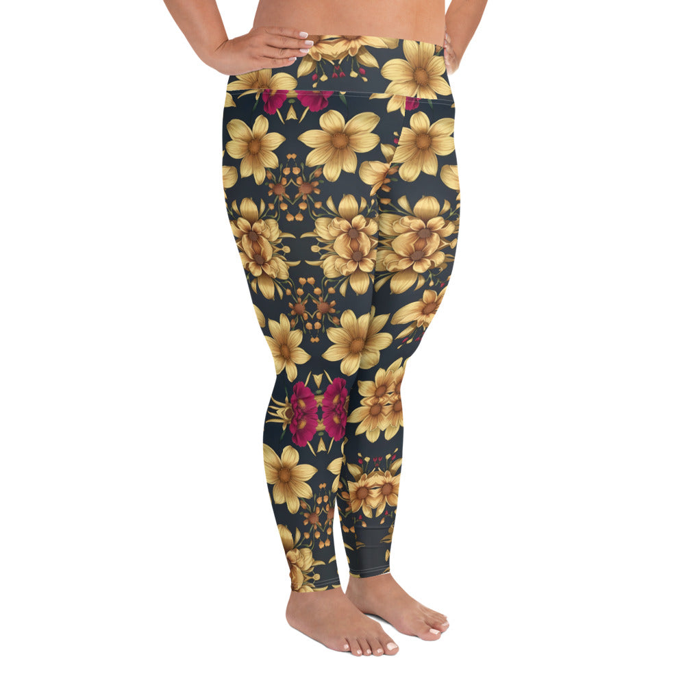 All-Over Print Plus Size Leggings