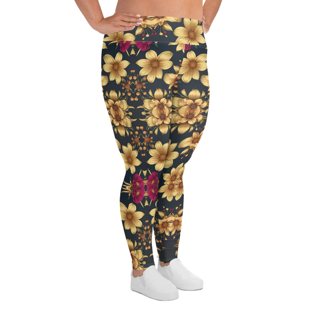 All-Over Print Plus Size Leggings