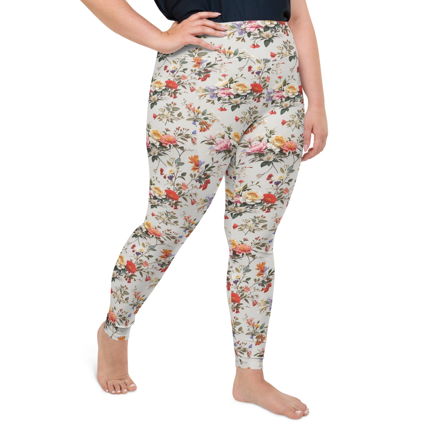 All-Over Print Plus Size Leggings