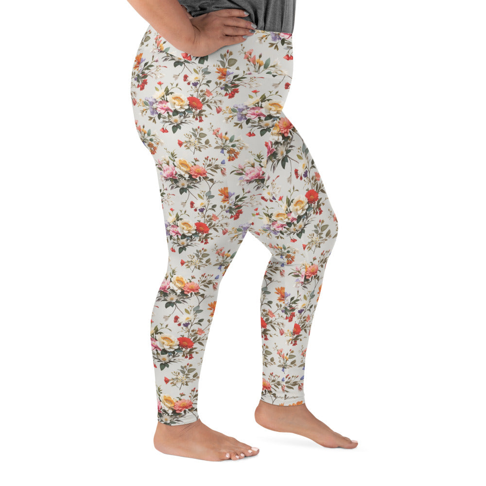 All-Over Print Plus Size Leggings