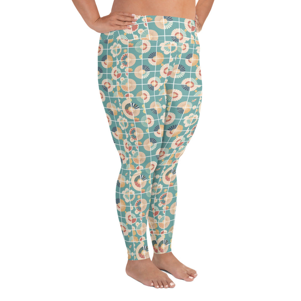 All-Over Print Plus Size Leggings