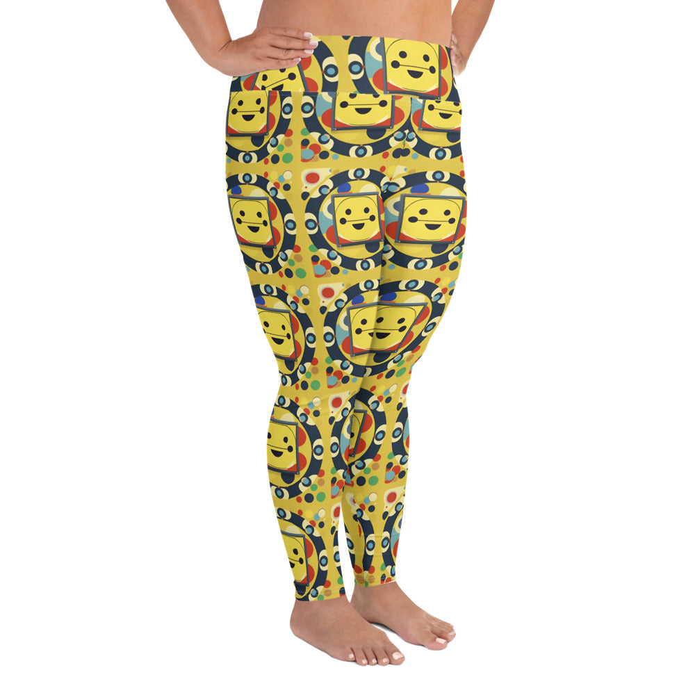 All-Over Print Plus Size Leggings