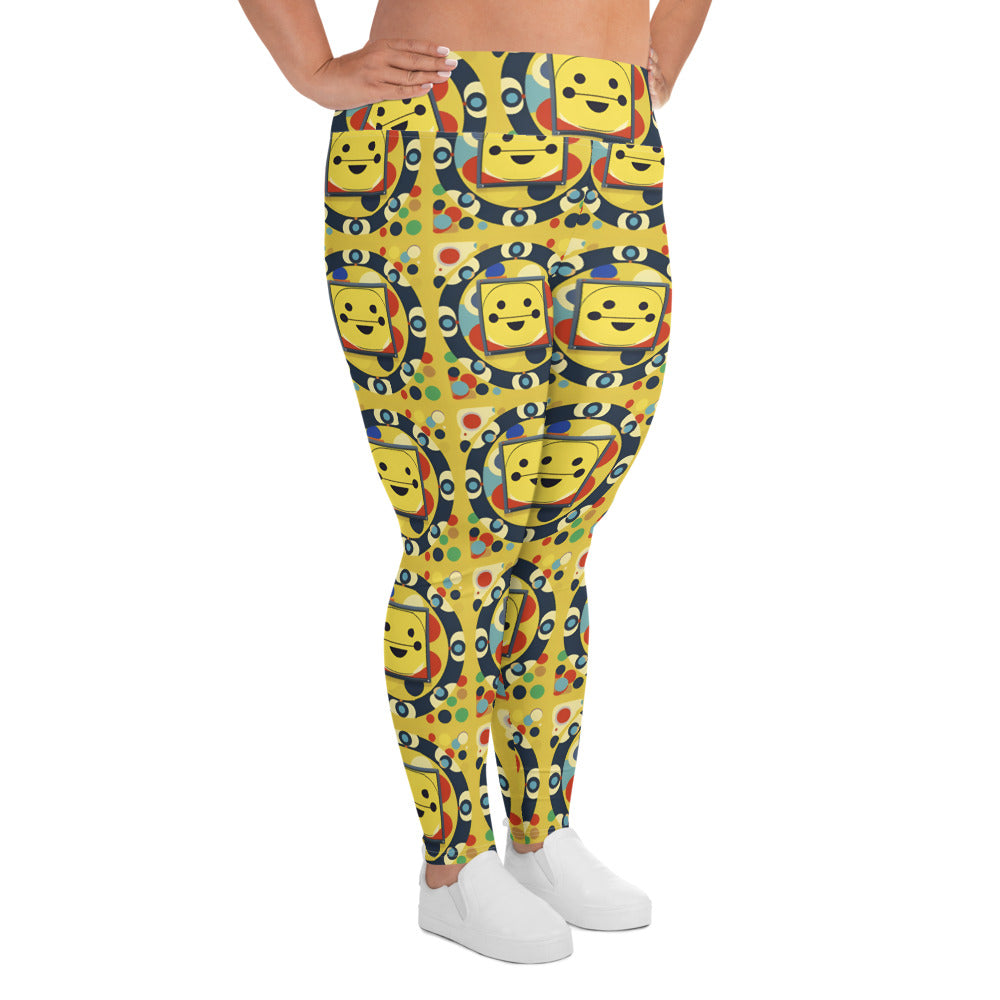 All-Over Print Plus Size Leggings