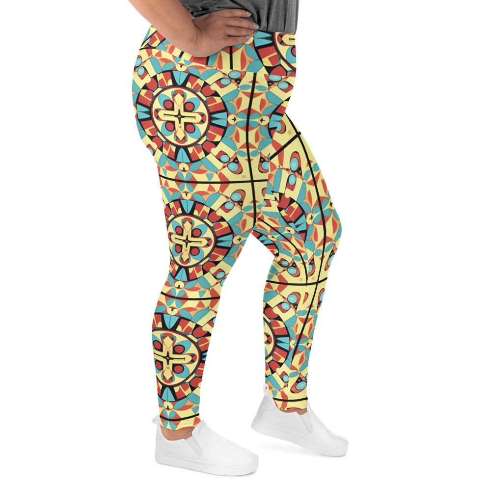 All-Over Print Plus Size Leggings