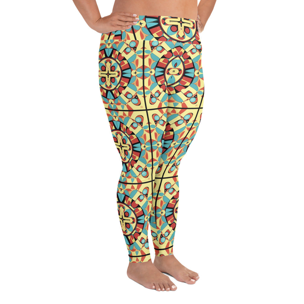 All-Over Print Plus Size Leggings