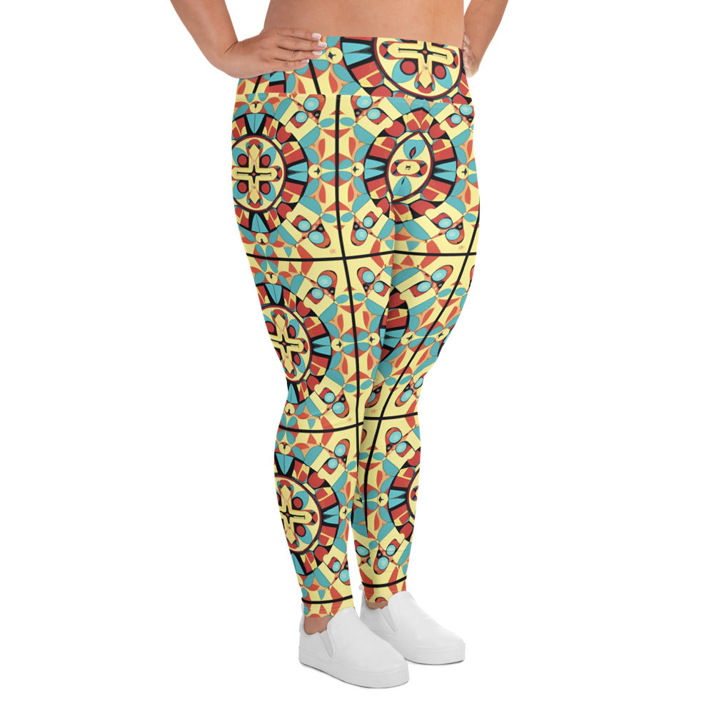 All-Over Print Plus Size Leggings