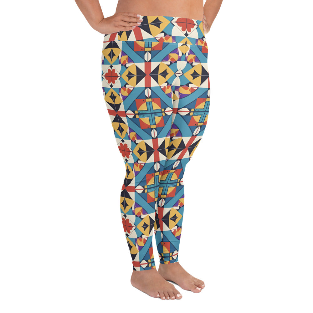 All-Over Print Plus Size Leggings