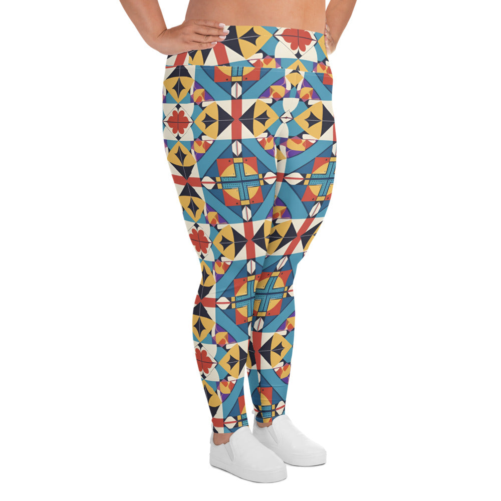 All-Over Print Plus Size Leggings