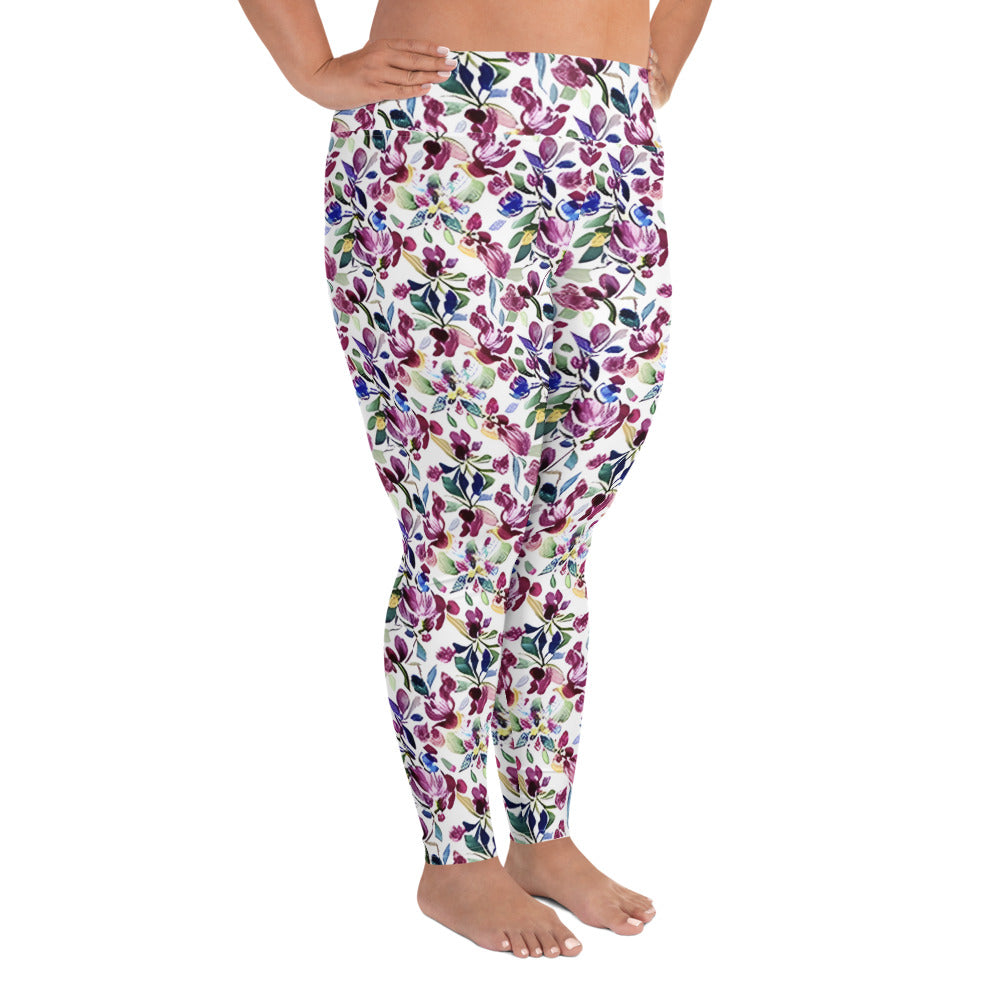 All-Over Print Plus Size Leggings