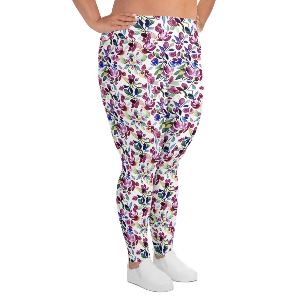 All-Over Print Plus Size Leggings