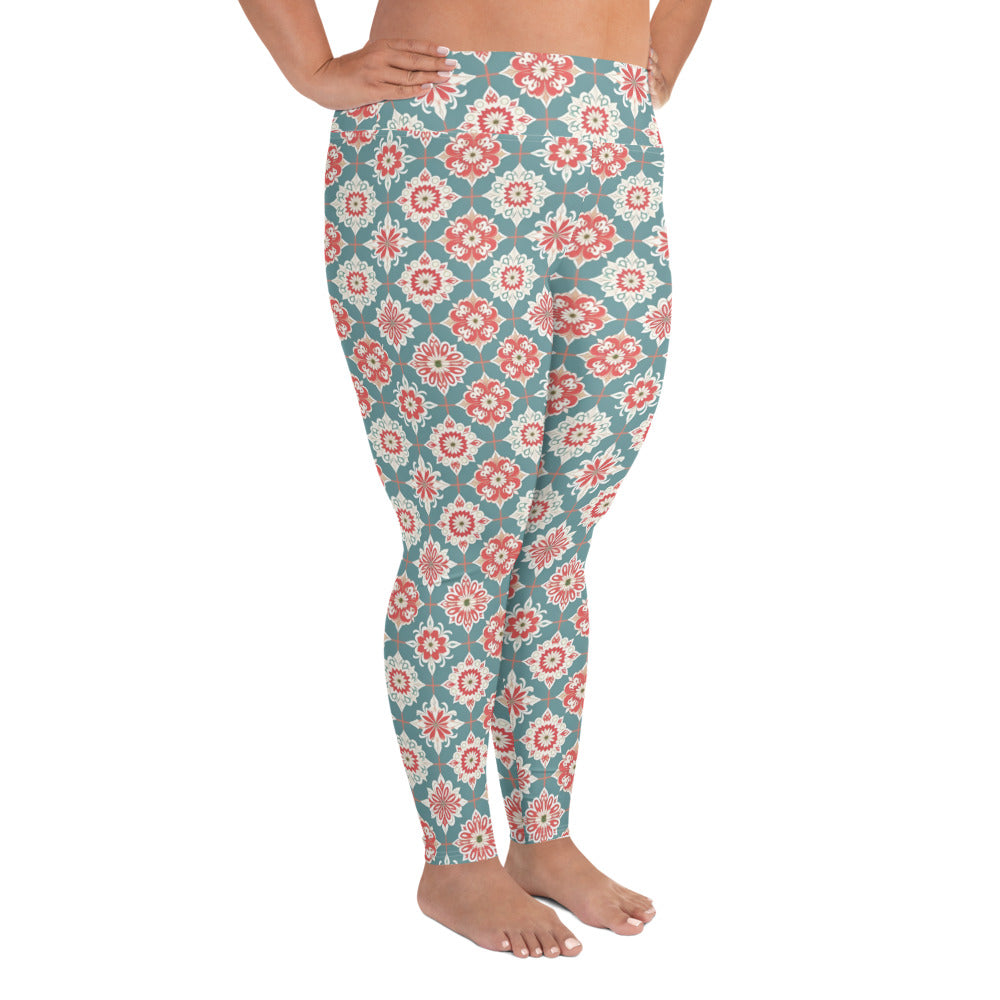 All-Over Print Plus Size Leggings