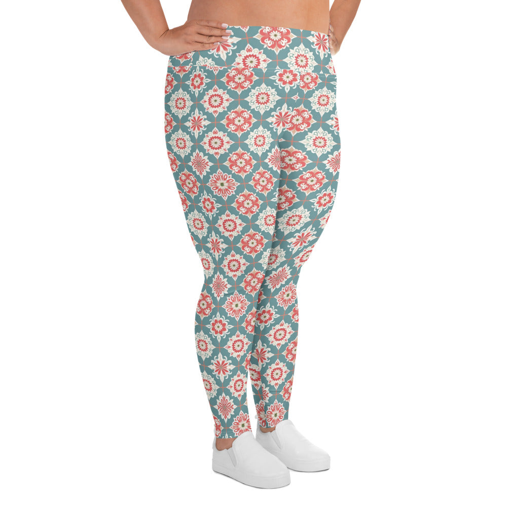 All-Over Print Plus Size Leggings