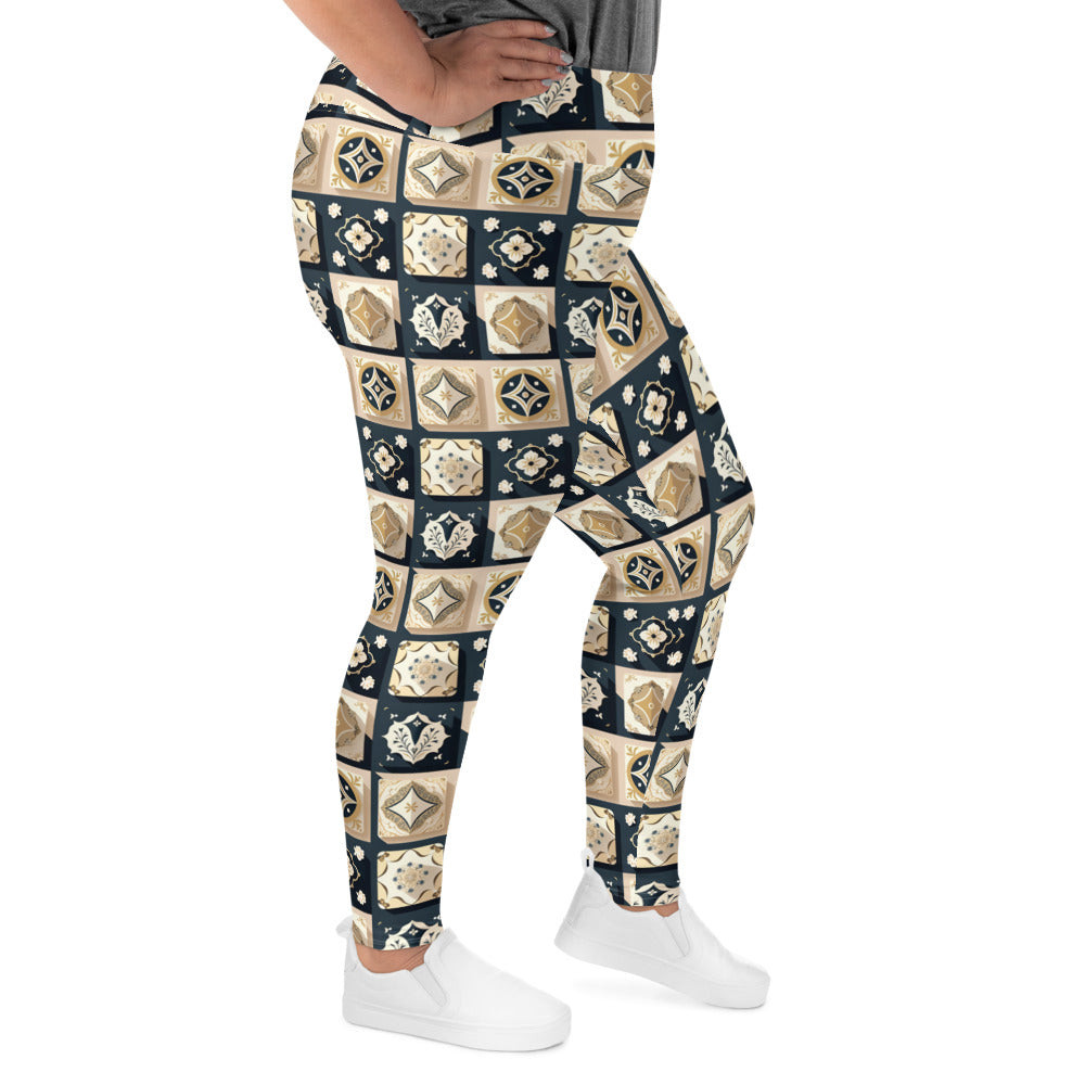 All-Over Print Plus Size Leggings