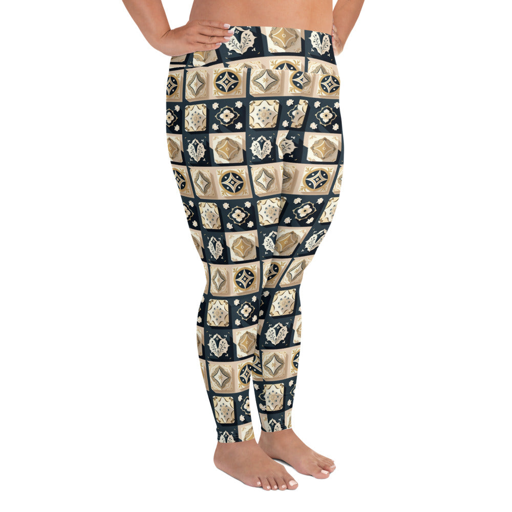 All-Over Print Plus Size Leggings