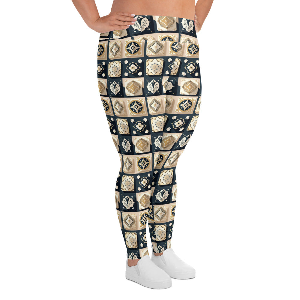 All-Over Print Plus Size Leggings