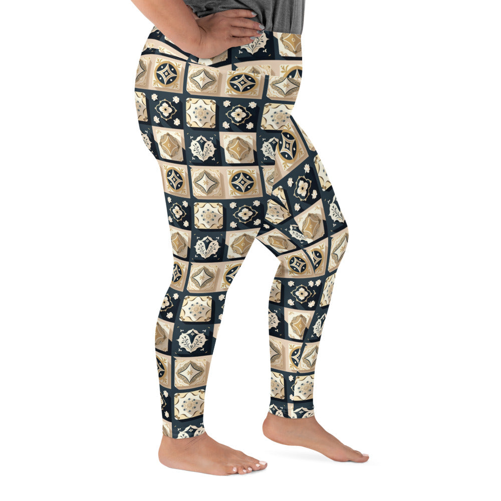 All-Over Print Plus Size Leggings