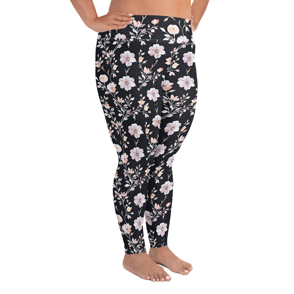 All-Over Print Plus Size Leggings