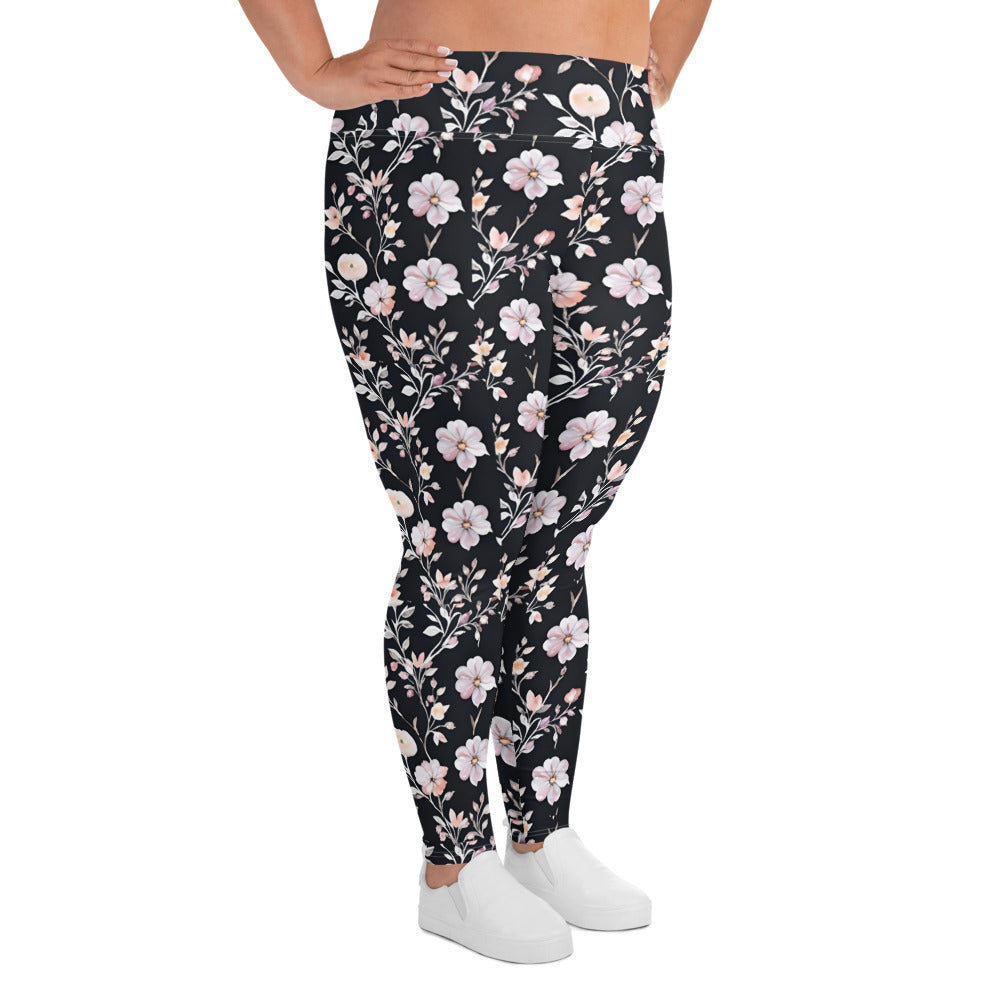 All-Over Print Plus Size Leggings