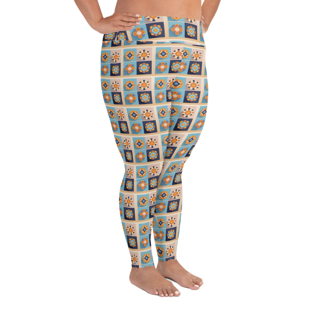 All-Over Print Plus Size Leggings