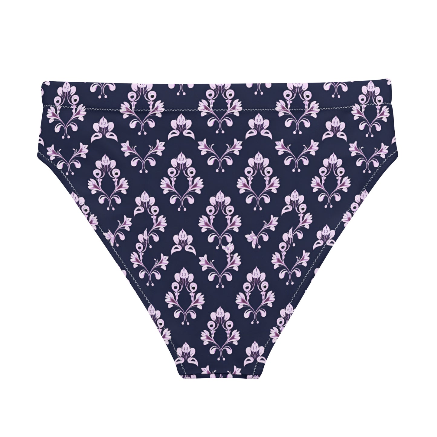 Recycled high-waisted bikini bottom