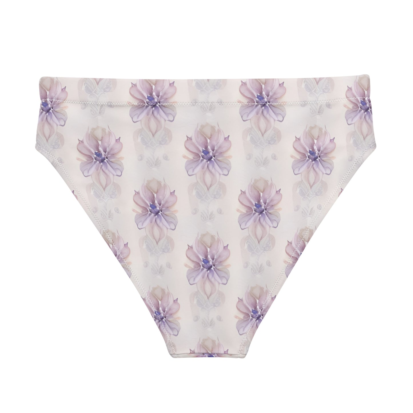 Recycled high-waisted bikini bottom