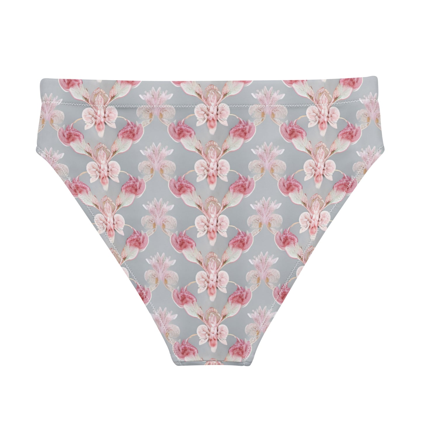 Recycled high-waisted bikini bottom