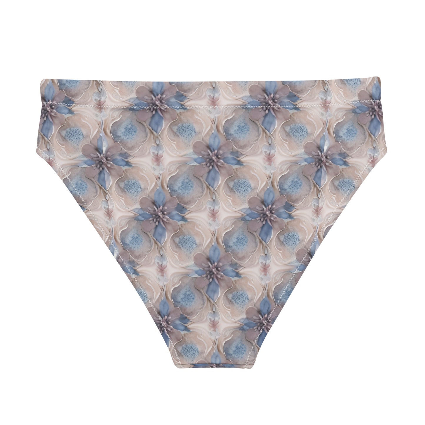 Recycled high-waisted bikini bottom