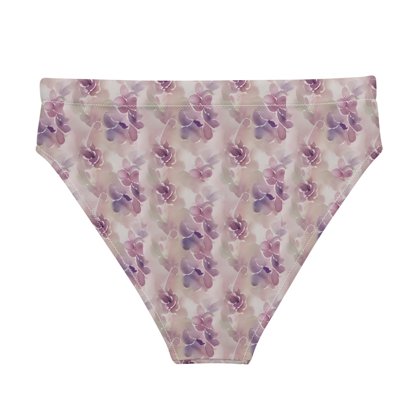 Recycled high-waisted bikini bottom