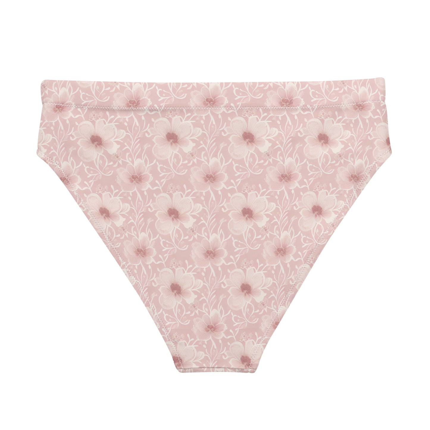 Recycled high-waisted bikini bottom