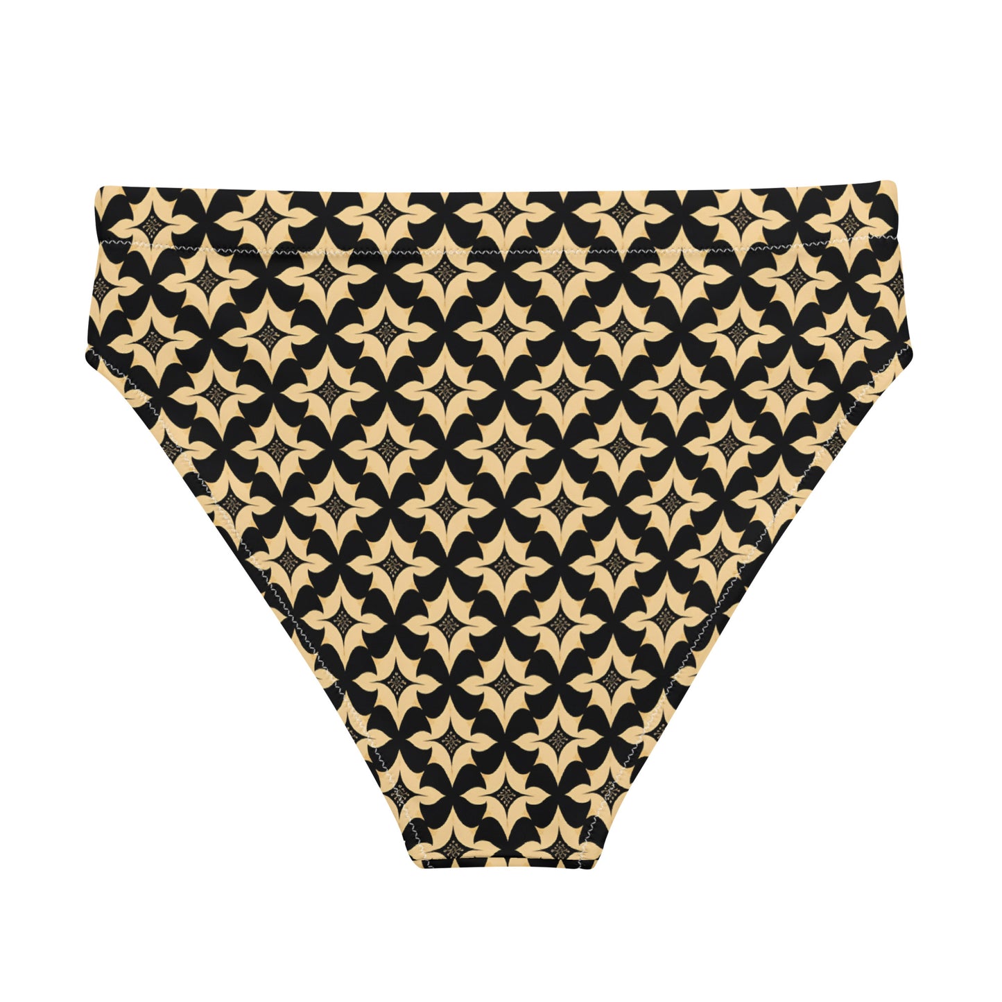 Recycled high-waisted bikini bottom