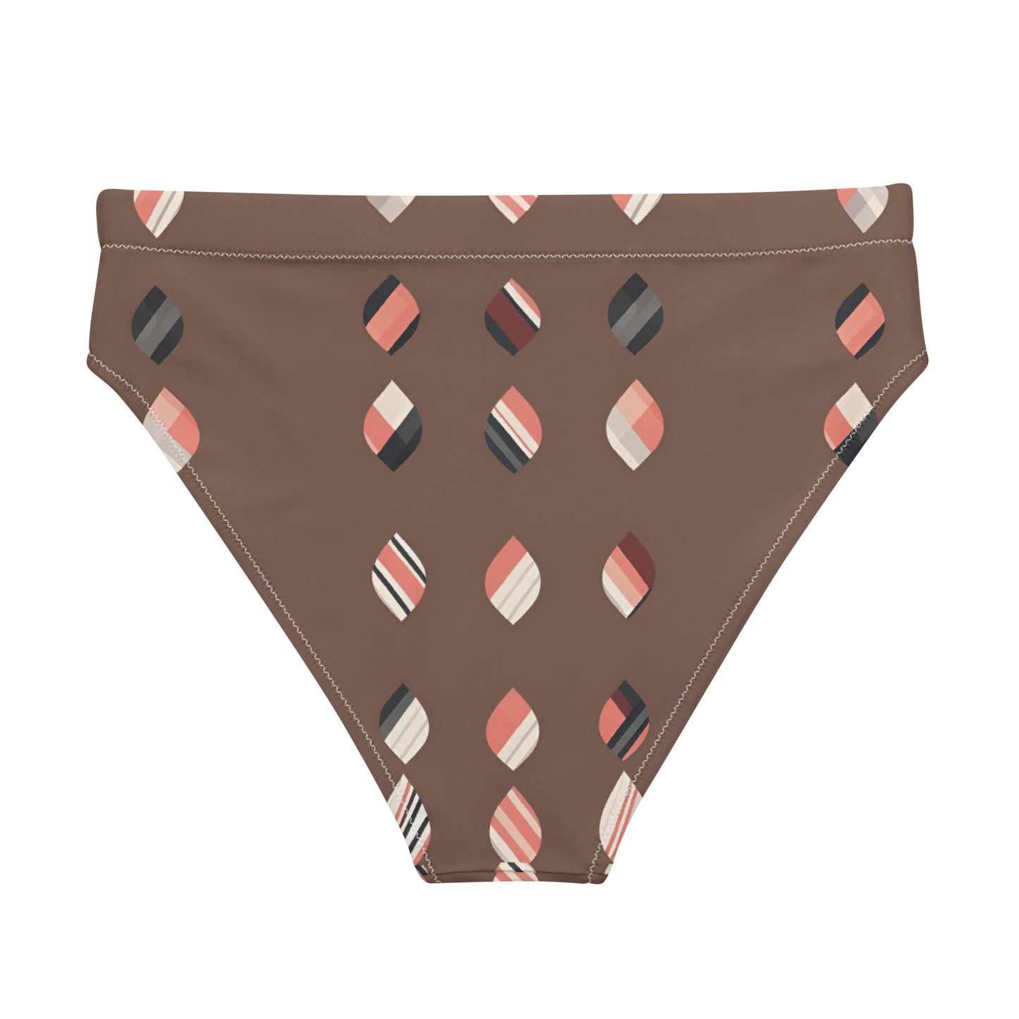 Recycled high-waisted bikini bottom