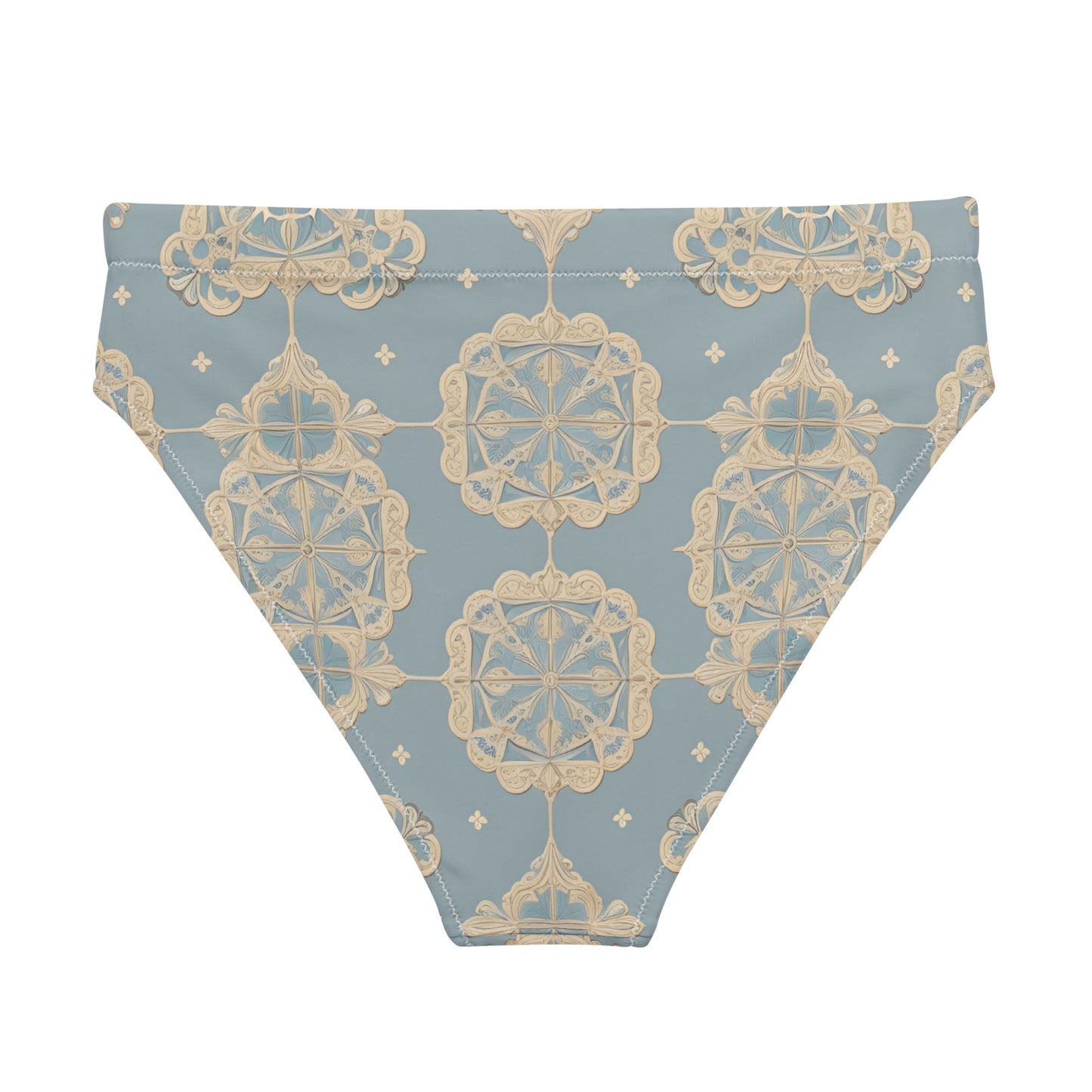 Recycled high-waisted bikini bottom