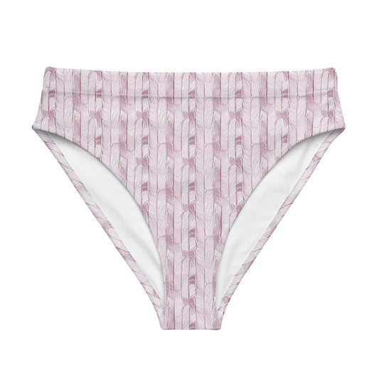 Recycled high-waisted bikini bottom