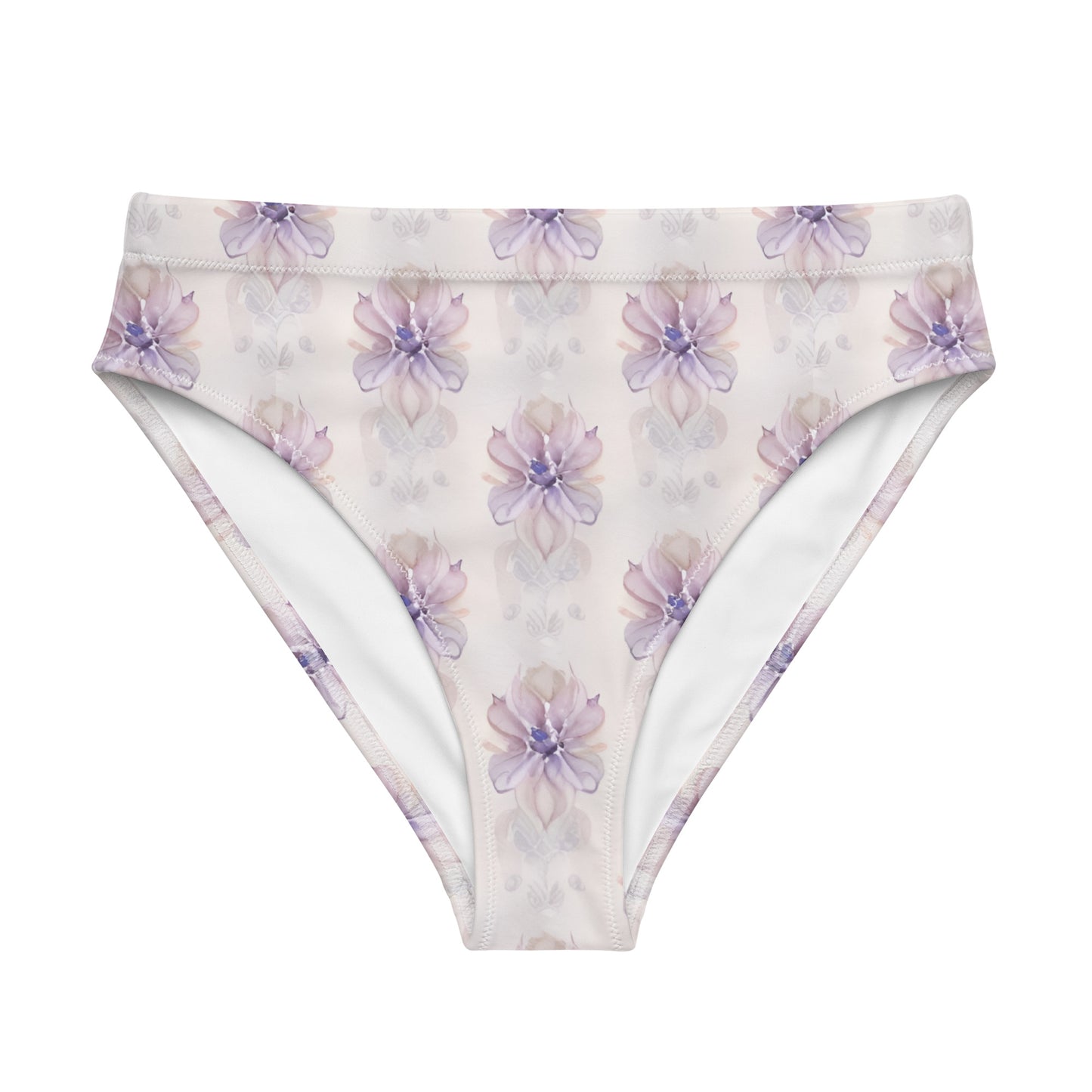 Recycled high-waisted bikini bottom