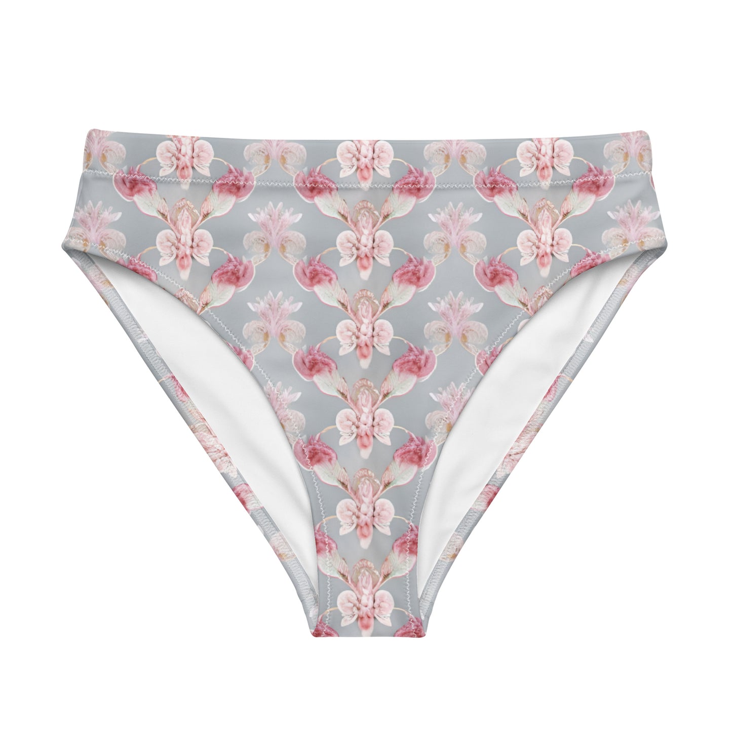 Recycled high-waisted bikini bottom