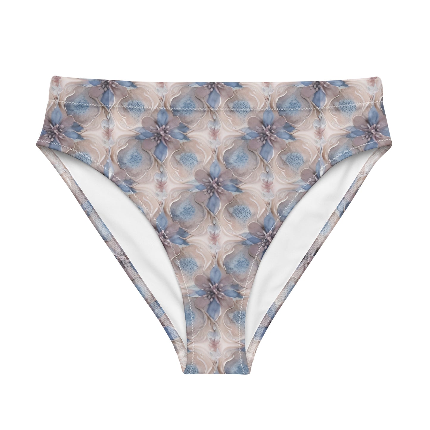 Recycled high-waisted bikini bottom