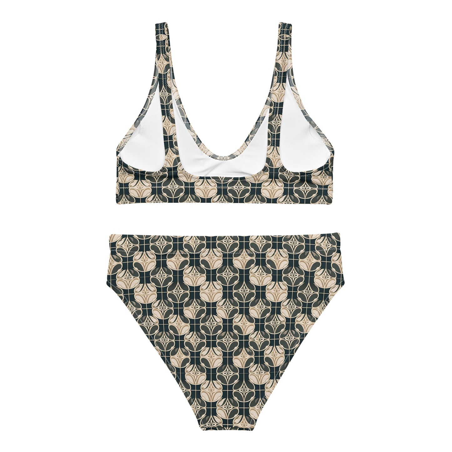 Recycled high-waisted bikini