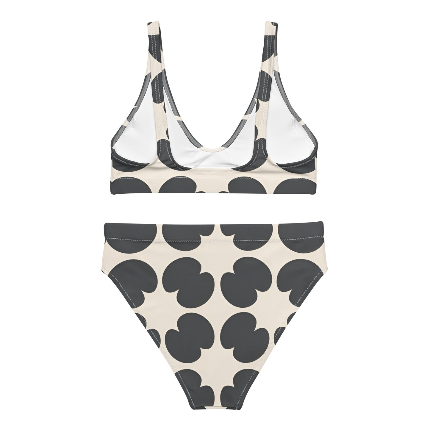 Recycled high-waisted bikini