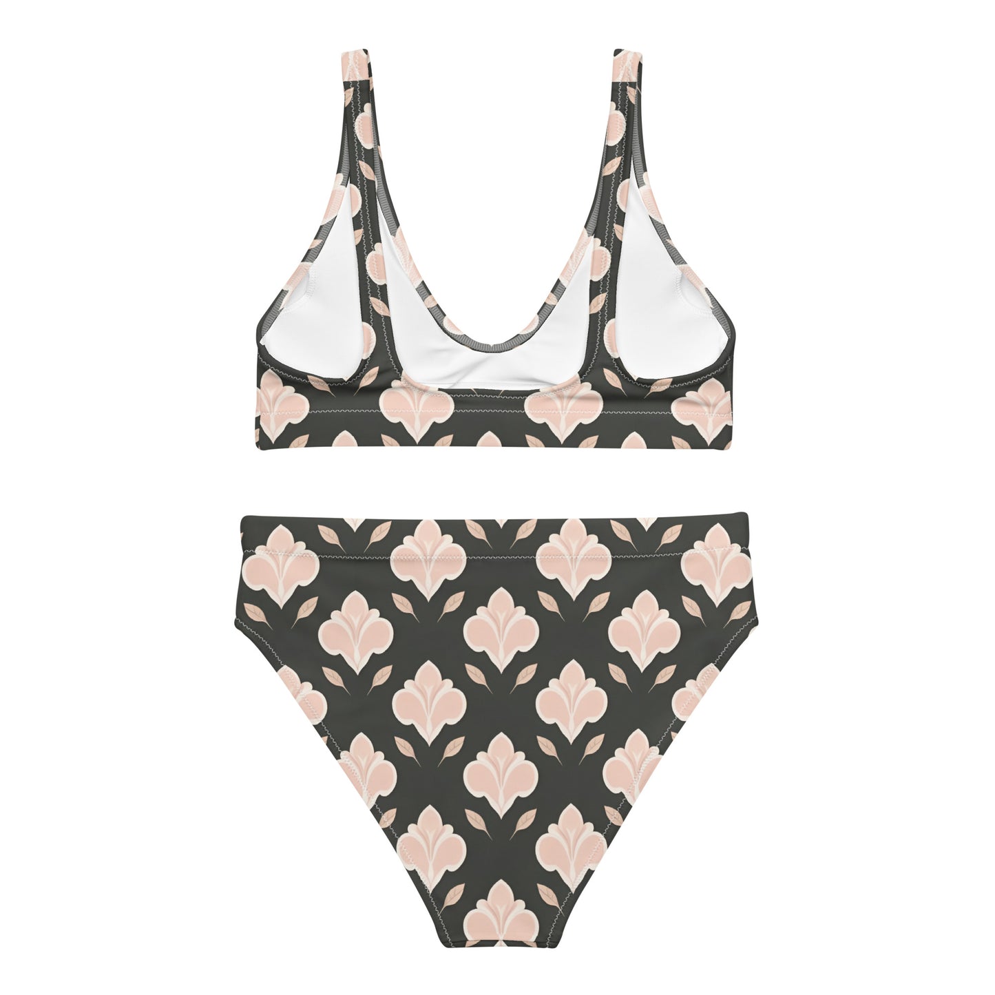 Recycled high-waisted bikini