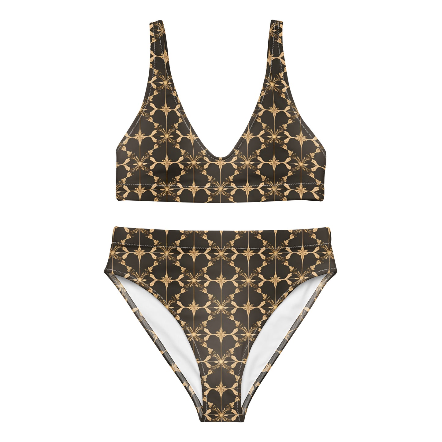 Recycled high-waisted bikini