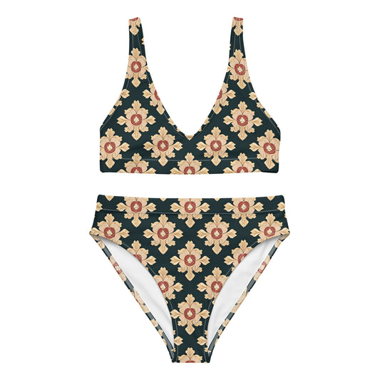 Recycled high-waisted bikini