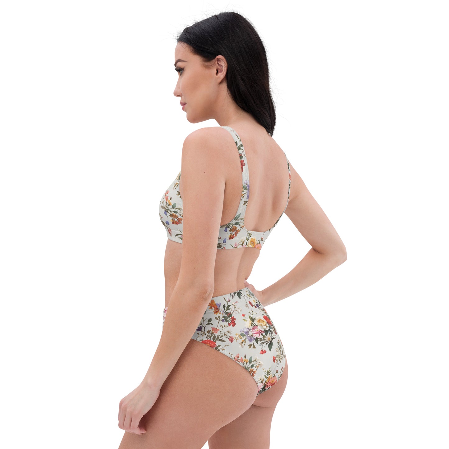 Recycled high-waisted bikini